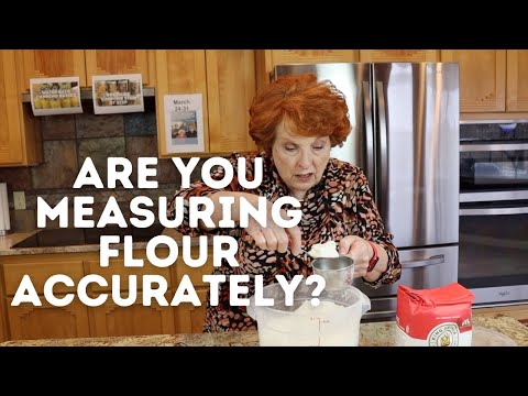 Are You Measuring Flour Accurately?