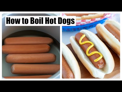 How To Boil Hot Dogs // How long to boil hot dogs