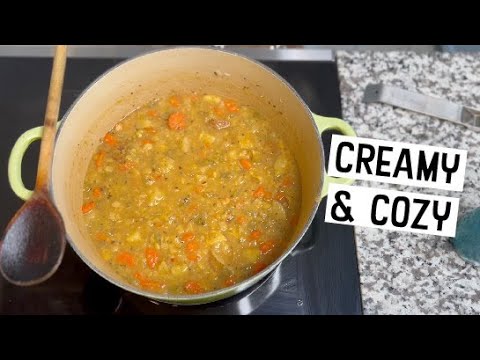 Yellow Split Pea Soup: Easy Plant-Based Recipe