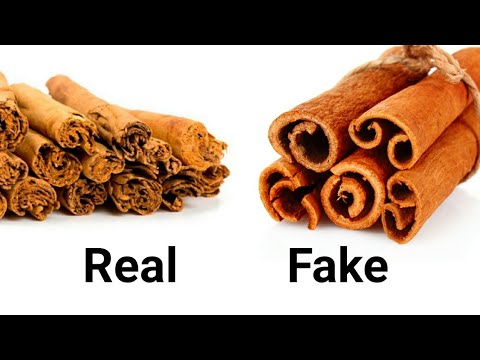Real cinnamon vs Fake cinnamon