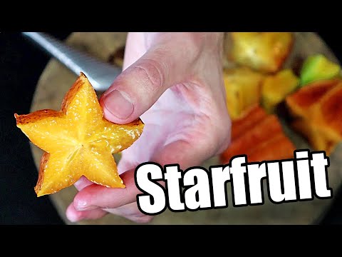 STARFRUIT : Unripe, Ripe and Tree-Ripened (Carambola) - Weird Fruit Explorer