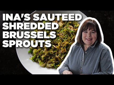 Ina Garten&#039;s Sauteed Shredded Brussels Sprouts | Barefoot Contessa | Food Network