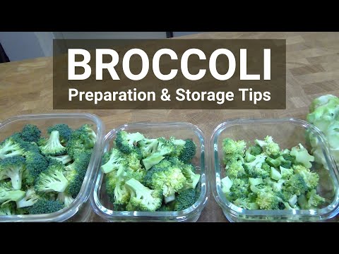 Broccoli Preparation Tips - How to prepare and store Broccoli to make cooking Broccoli convenient.