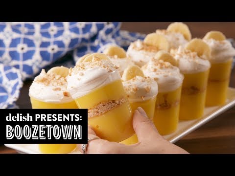 4 Boozy Pudding Shot Recipes That Double As Dessert | Boozetown | Delish