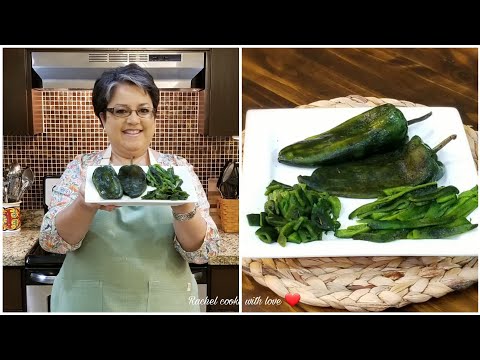 STOP STRUGGLING! // How to Clean and Roast Poblano Peppers ❤