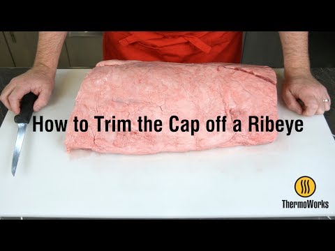 How to Trim the Cap off a Ribeye