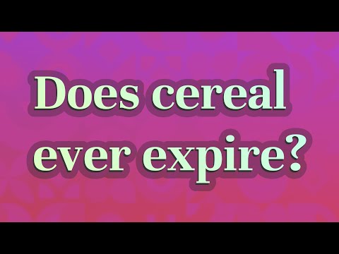 Does cereal ever expire?
