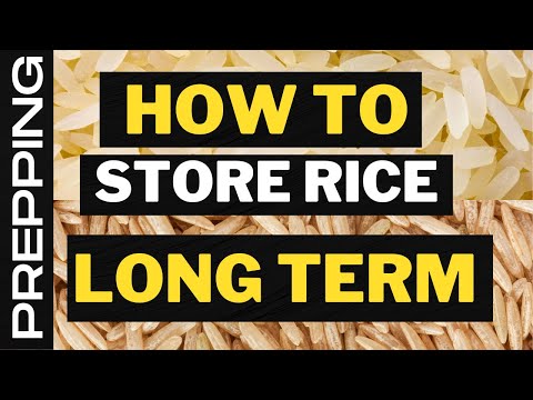 How To Store Rice Long Term? | Long Term Rice Storage | Rice Storage