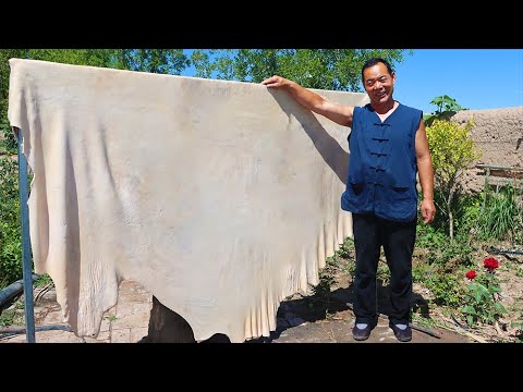 Fresh Cow Skin are Made it into Braised Cowhide Rolls ! It&#039;s so Delicious!｜Uncle Rural Gourmet