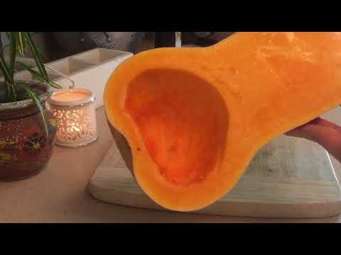 HOW TO COOK BUTTERNUT SQUASH || MICROWAVE -OR- ROASTED