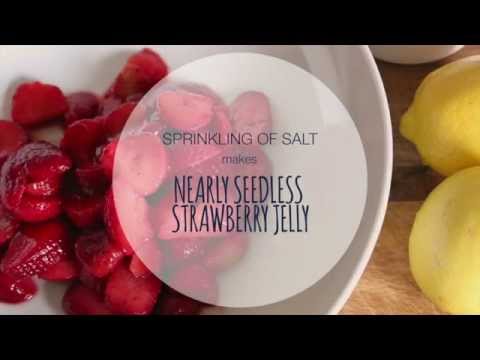 Nearly Seedless Strawberry Jam (딸기잼)