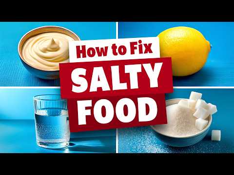 Four Ways to Make Food Less Salty