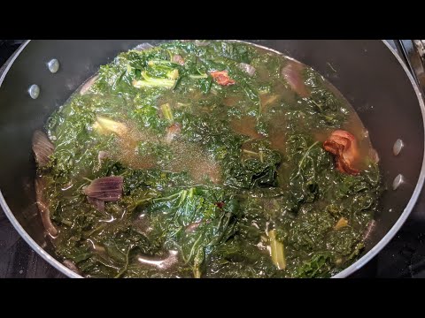 How To Cook Fresh Kale &amp; Spinach The Easy Southern Style Way