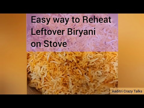 How to Reheat Leftover Biryani on Stove | Easy way of Reheating Biryani | #healthy #cooking #tips