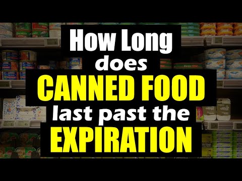 HOW LONG does CANNED FOOD last? Survival Tip