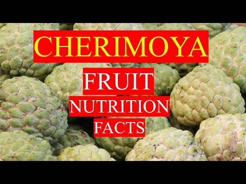 CHERIMOYA FRUIT - HEALTH BENEFITS AND NUTRITION FACTS