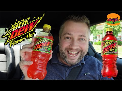 Mountain Dew Flamin&#039; Hot 2022 - SPICY LIME MTN DEW - Taste Test Review