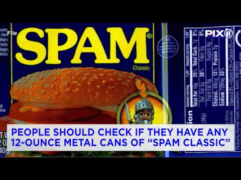 More than 228,000 pounds of Spam, other canned meat products recalled
