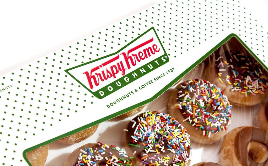 krispy kreme doughnuts open box