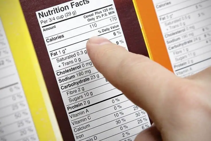 ingrediets nutrition facts