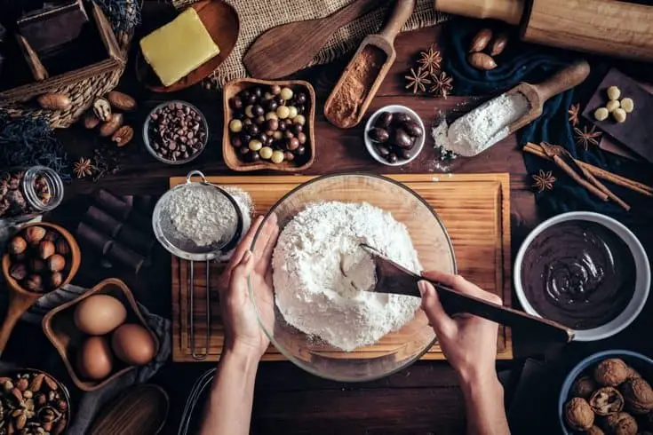 making cookies