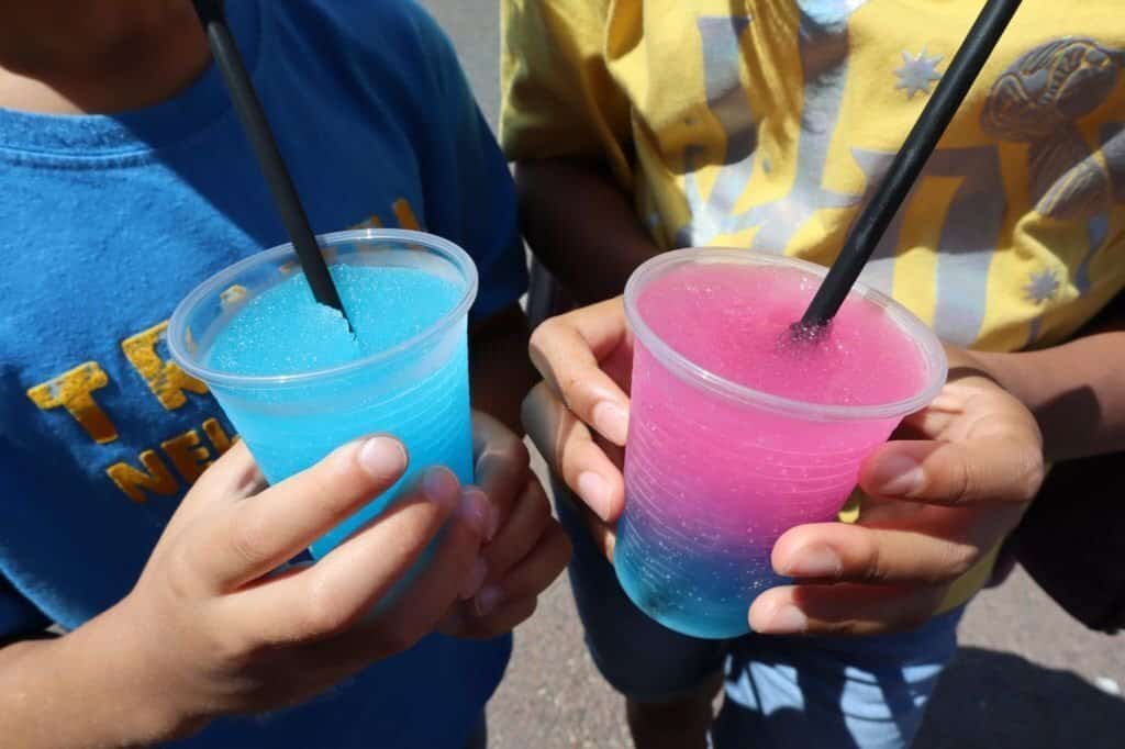 slushie colorful summer time