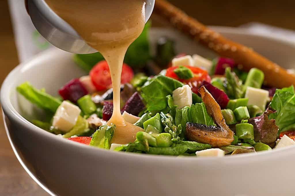 salad dressing vegetables