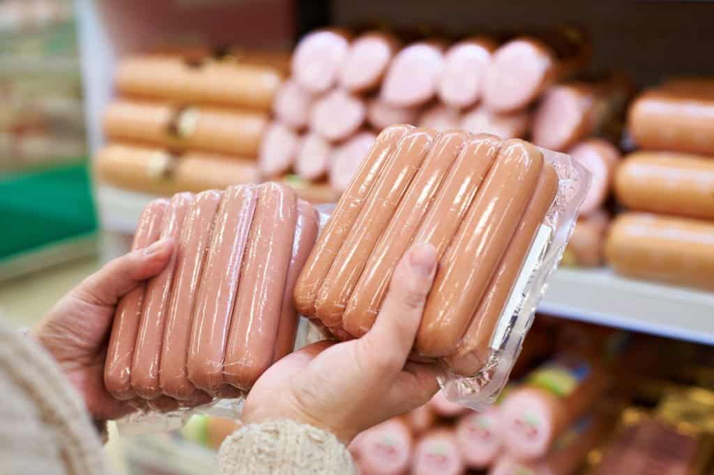 hot dogs in packages