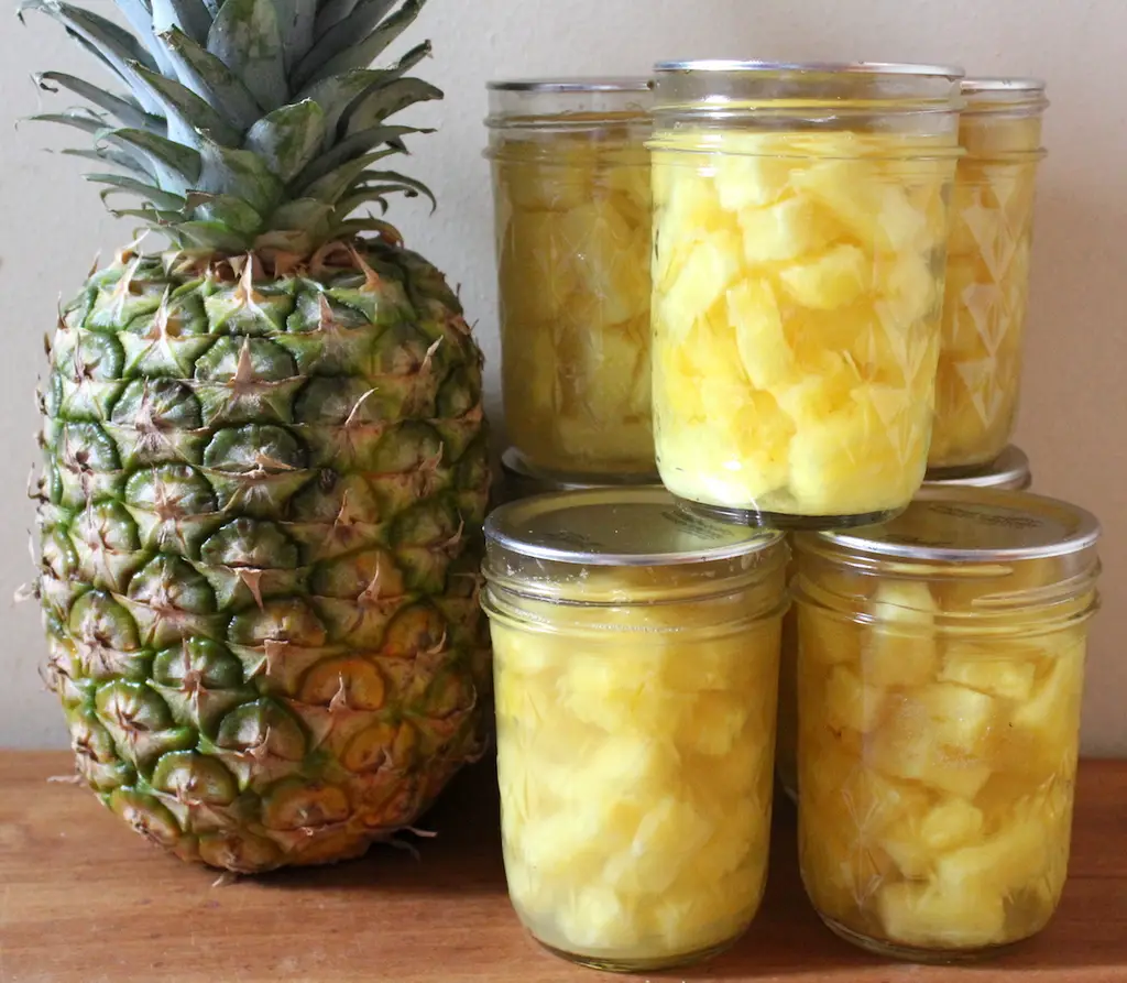 canning method pineapple