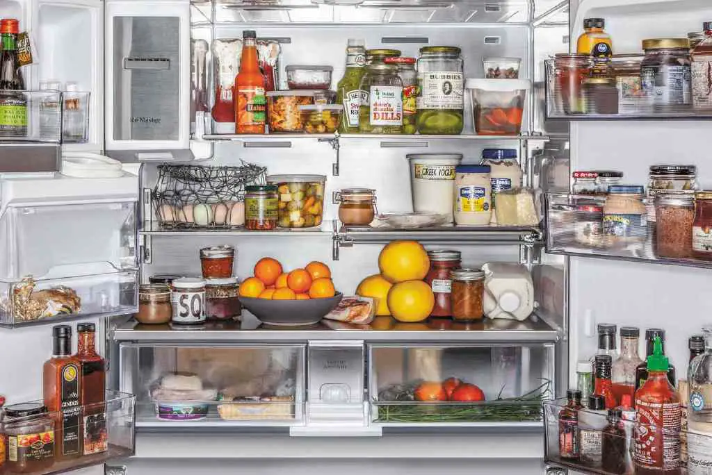 food keep inside fridge