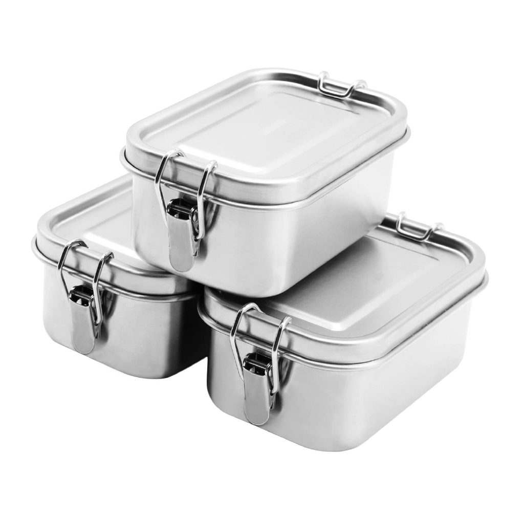 metal stainless steel food container