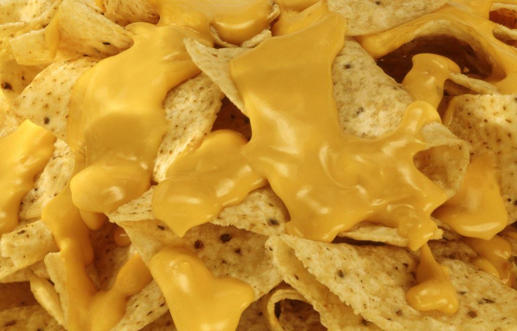 melt cheese nachos