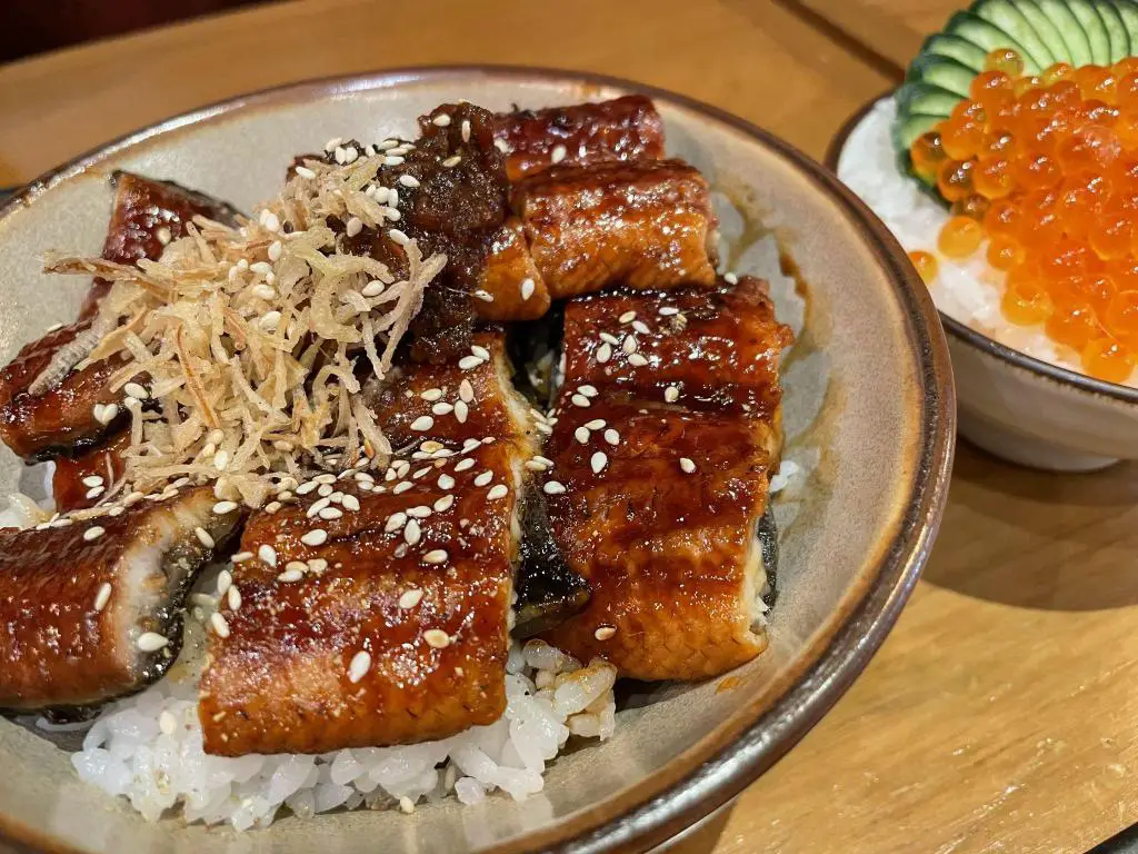 cooked eel with-rice