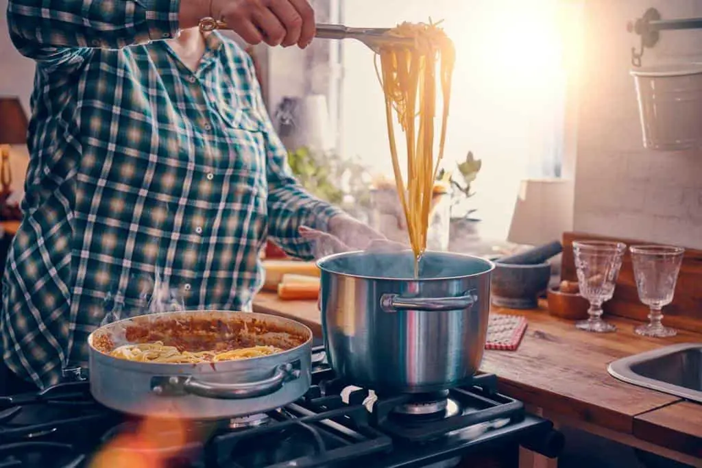 cooking reheat pasta