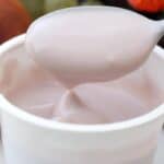 pink yogurt