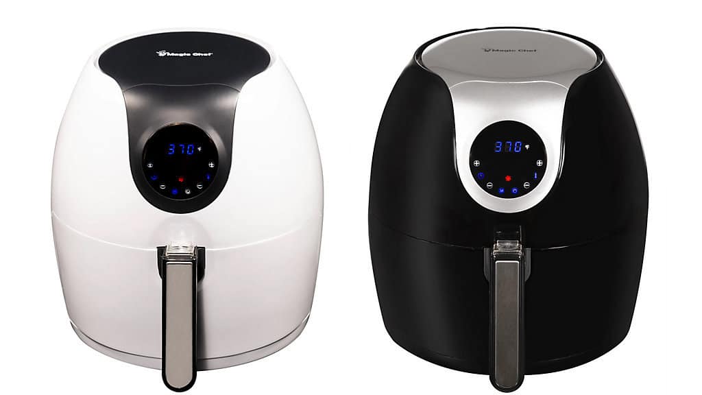 air fryer white black