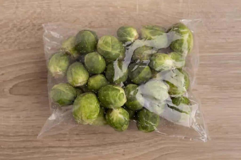 vacuum seal brussels sprout