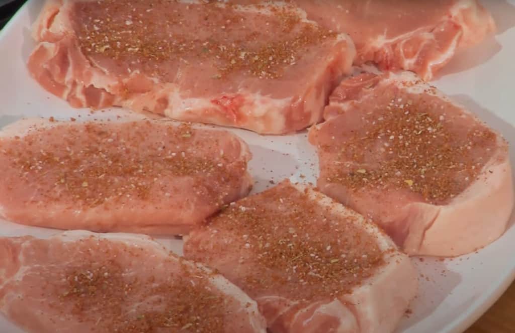 dry rubbed pork chops-ingredients