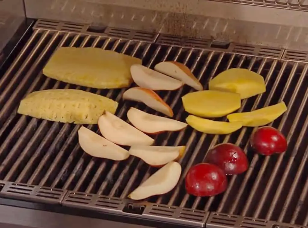 grilled fruits