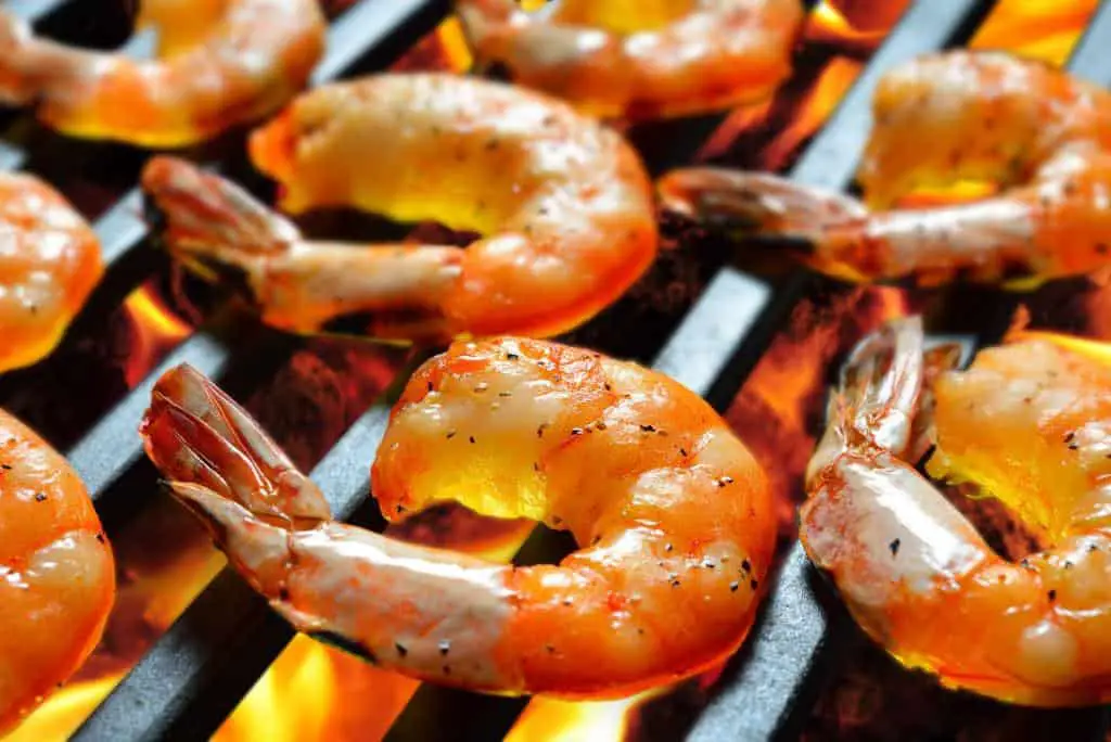 grilled shrimps