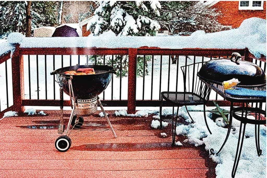 grilling cold weather