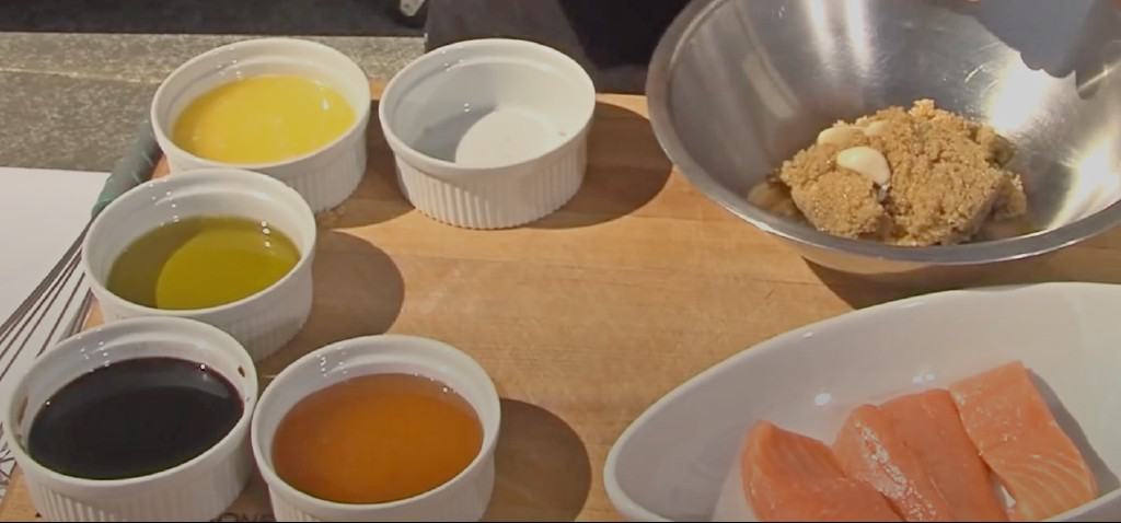 ingredients marinated cedar planked salmon