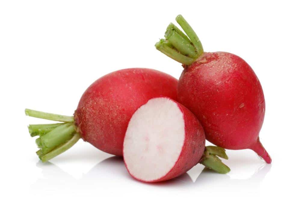 raw radish open up