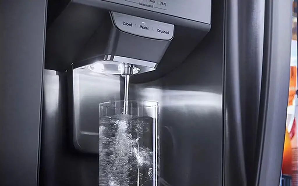 Lg fridge water dispenser