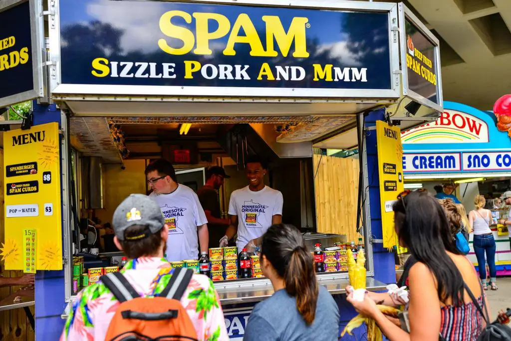 spam food stall truck