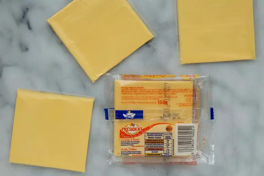 open out kraft singles cheese