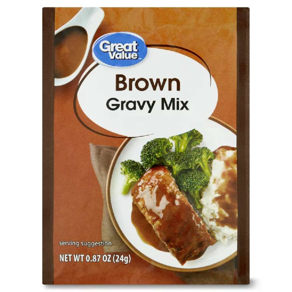 brown gravy mix in package