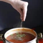 adding baking soda tomato soup