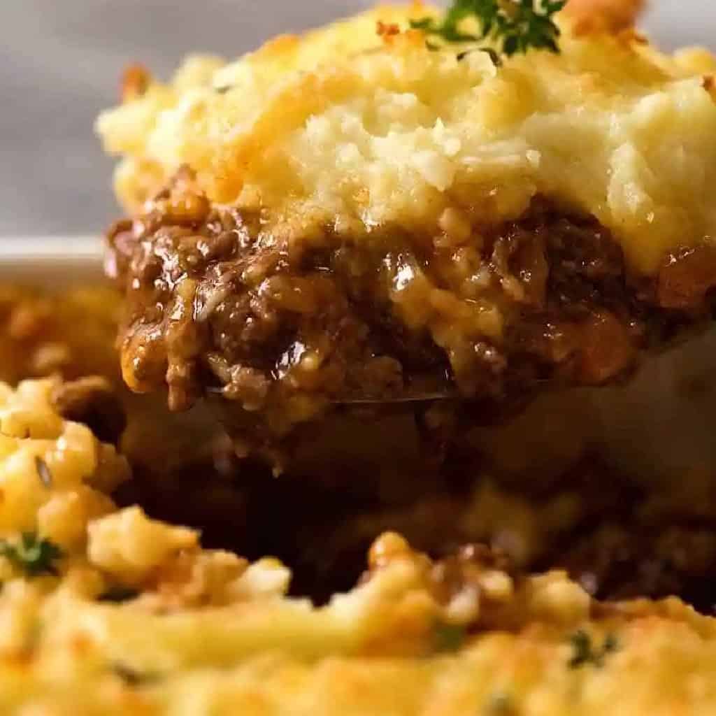 cottage pie small pieces