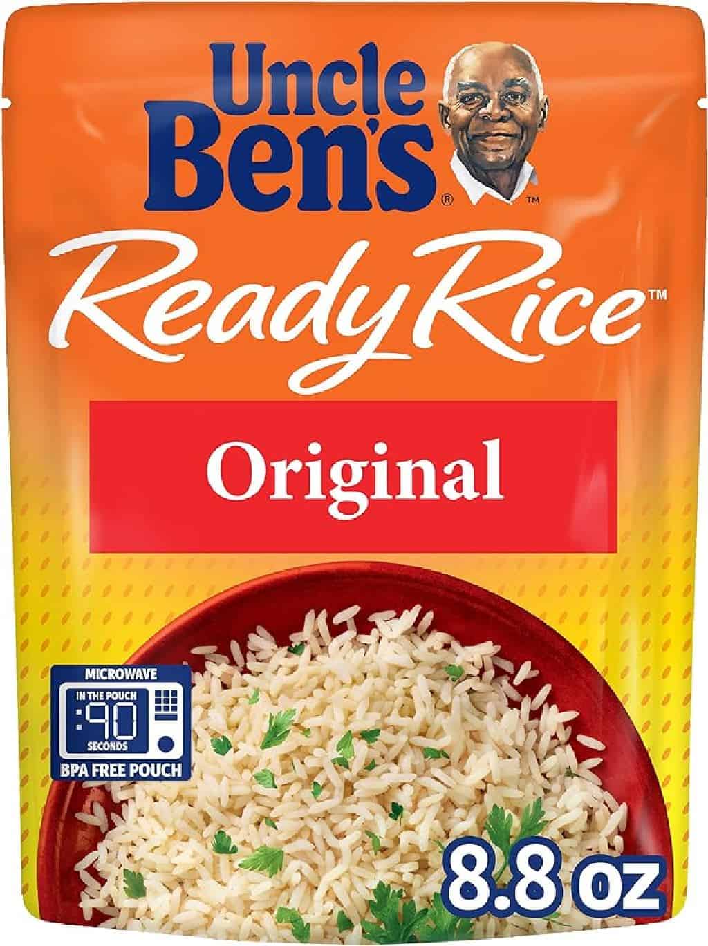 uncle bens microwave rice in package